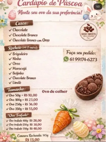 Ovos de Páscoa Gourmet