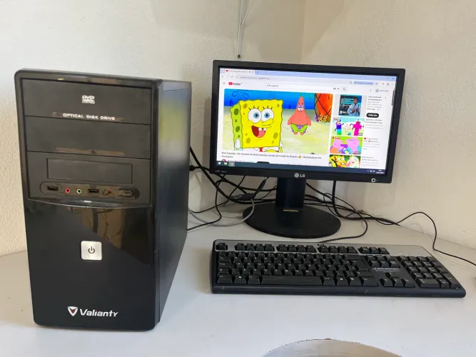Computador Completo Intel Core i5 2400 8GB Memória Monitor 19