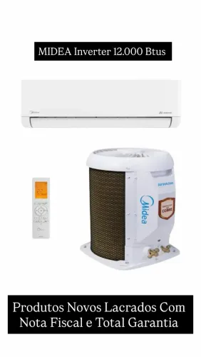Ar-condicionado MIDEA 12.000 Btus Lacrados