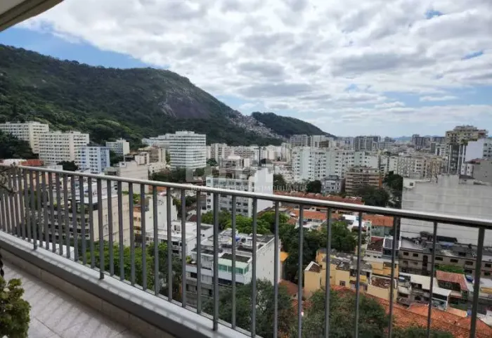Apartamento para alugar no Humaitá - 3 quartos (1 suíte), varanda e vista - Zona Sul RJ