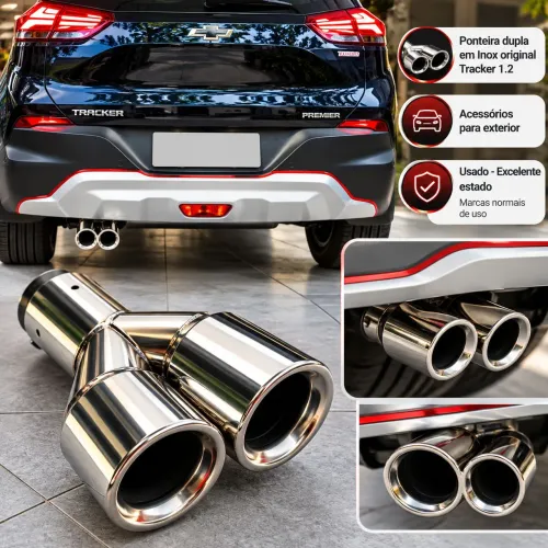 Ponteira Dupla Inox Original Tracker 1.2