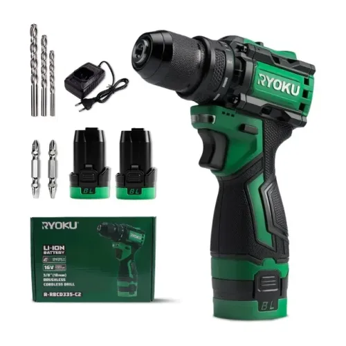 Parafusadeira Furadeira 2 em 1 16V Brushless com 2 Baterias Novo na Caixa