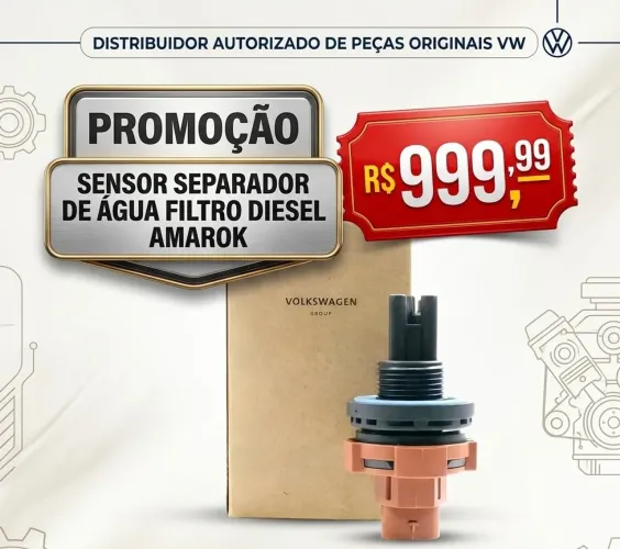 Sensor separador de água de diesel amarok