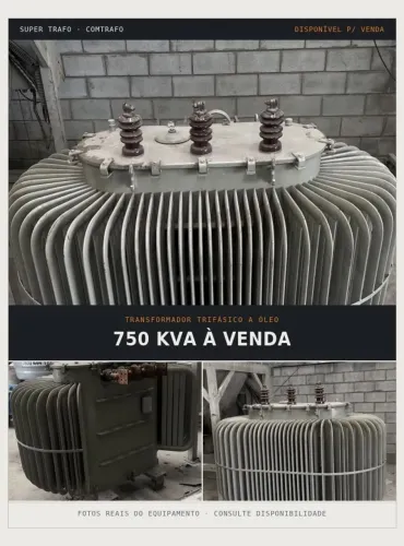 TRANSFORMADOR TRIFÁSICO A ÓLEO 750kVA