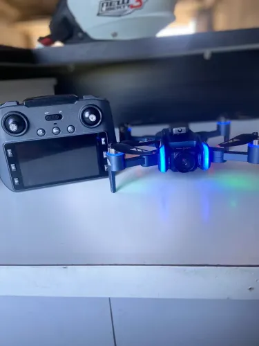 Drone XT808 Completo - Controle com Tela Inteligente (Não precisa de celular) + GPS