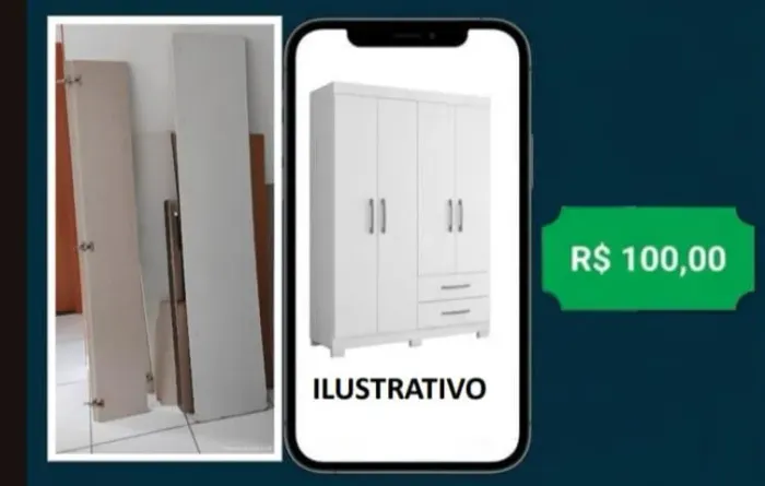Guarda-roupa de solteiro 