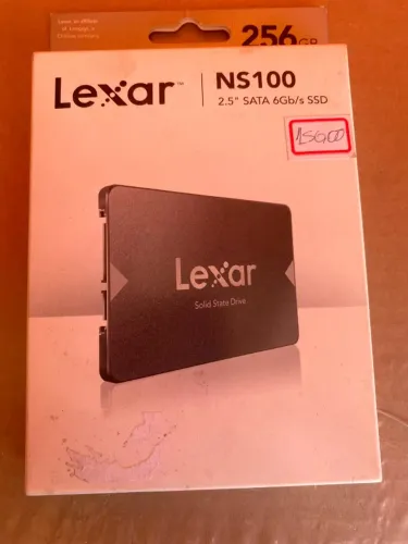 SDD LEXAR 256GB SATA III INTERNO CINZA PARA PC E NOTEBOOK LNS100-256RBNA VALOR 150,00