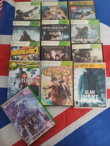 Lote de 66 jogos Xbox 360 destravado