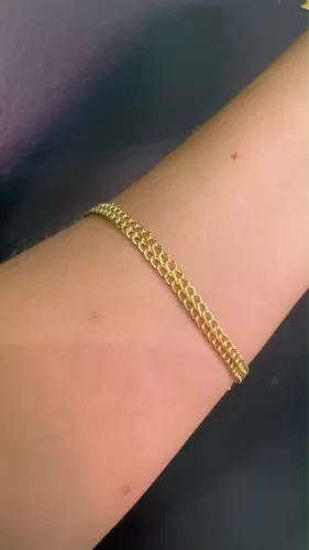 PULSEIRA DE OURO 18 k 