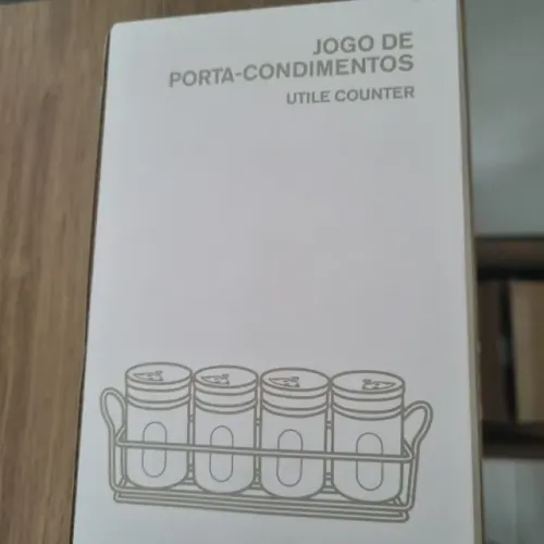 Jogo De Porta Condimentos Home Style Utile CounterJogo De Porta Condimentos Home Style Uti