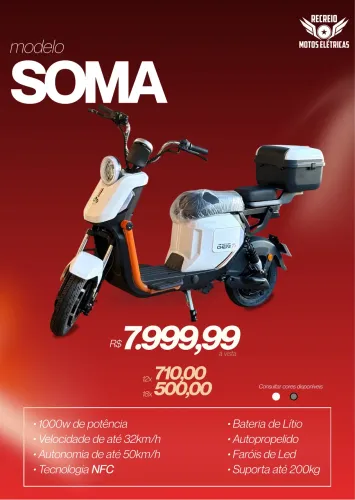 MODELO SOMA 1000W MOTOCHEFE