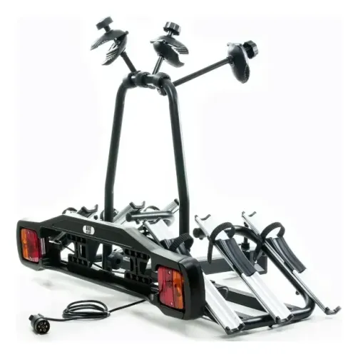 Transbike Engate Reboque Rack Suporte P/ 3 Bike In Car Cor Preto