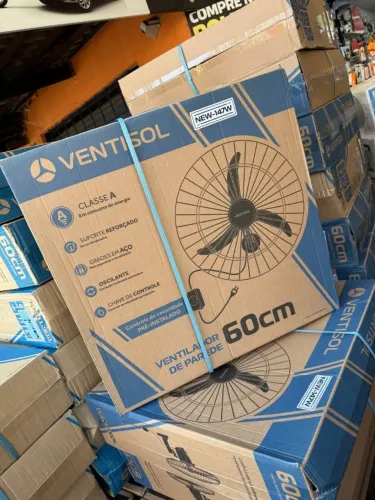 Ventilador de Parede 60CM 147W 220V VENTISOL - PRODUTO NOVO COM GARANTIA