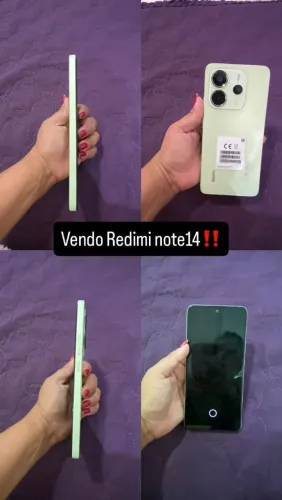 Redmi note 14 128GB tudo funcionando perfeito, completo com carregador original