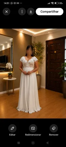 Vestido de noiva + vestido da daminha