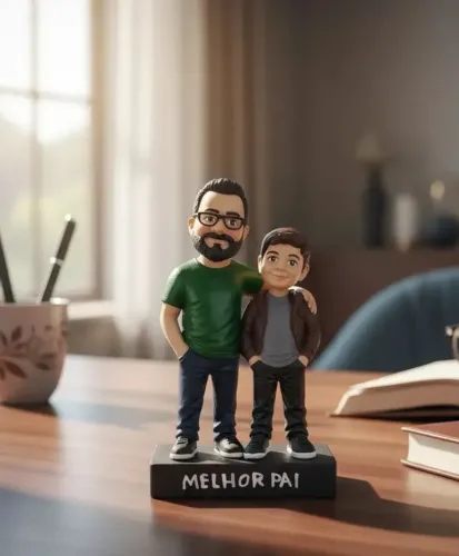 Boneco personalizado 3d a partir das sua foto presente festa