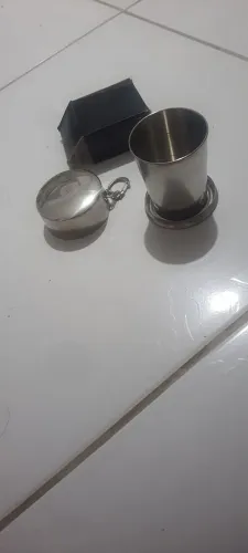Copo inox chaveiro