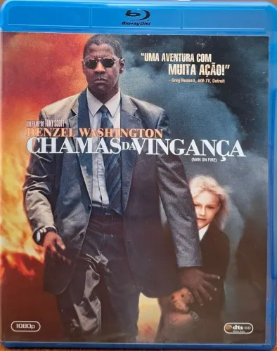 Blu-ray "Chamas da Vingança" - com Denzel Washington