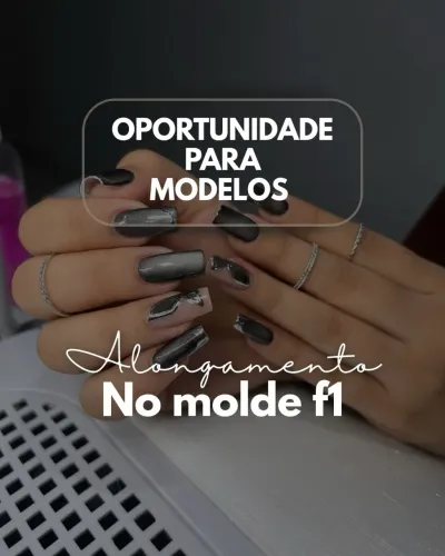Oportunidade para modelos - alongamento de unhas