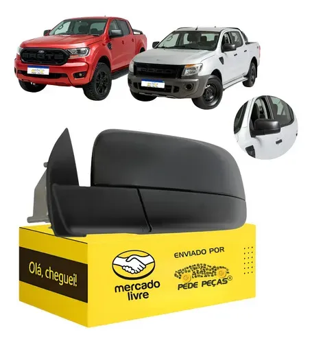 Retrovisor Esquerdo Ford Ranger 2013 14 15 16 2017 Manual
