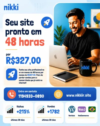 Crie a presença digital perfeita com um site feito por especialistas.