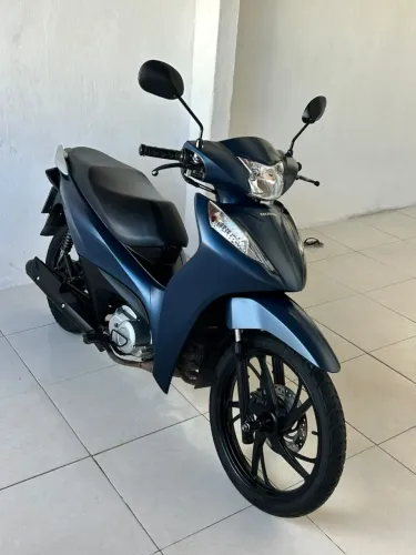 Biz 2025 ex 125 azul fosca moto com IPVA 2026 pago único dono