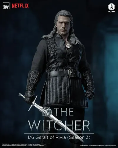 oneco Geralt of Rivia - Season 3 The Witcher Figura Colecionável 1/6 - Threezero