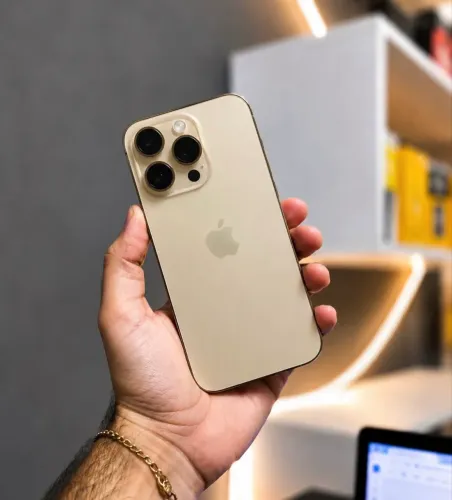 iPhone 14 Pro dourado 256 Gb 6 meses garantia 