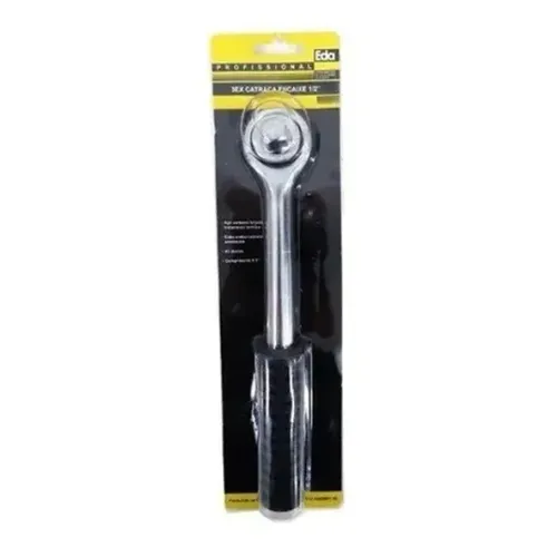 Chave Catraca Encaixe 1/2 Aço Carbono Profissional Eda