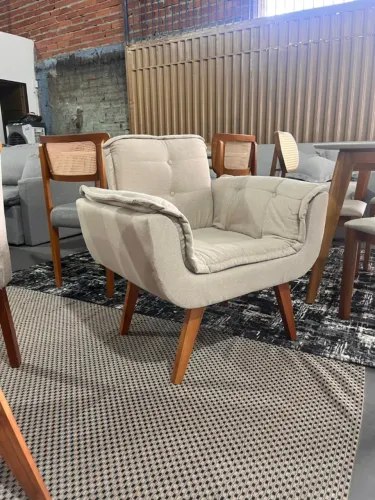 Poltrona para Sala de Estar Nova na Caixa LS - Entrega e Monta