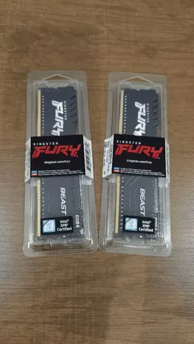 Memória RAM Kingston Fury 32gb (2x16) DDR4 3200mhz