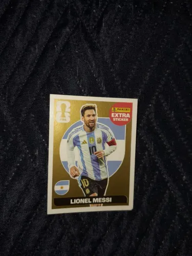 Extra Stocker Lionel Messi Ouro Copa do Mundo 2026