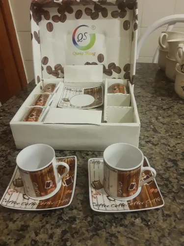 Conjunto xícaras vintage para café.