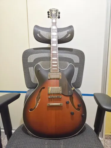Guitarra Semi-acústica Washburn HB 36 ( modelo vintage), acompanha case original