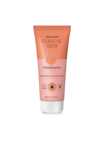 Loção Desodorante Hidratante Corporal Cuide-se Bem Pessegura 200 ml (Lacrado)