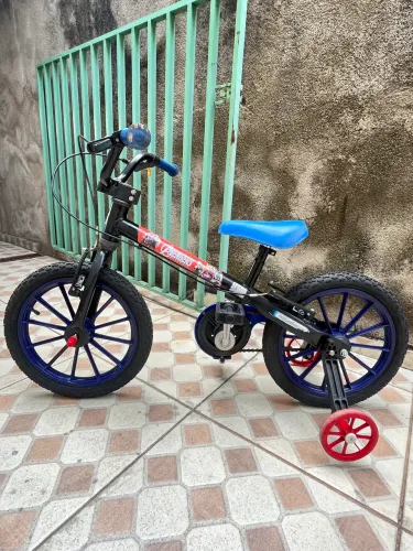 Bicicleta Aro 16 Infantil Nathor Avengers Masculina Seminova