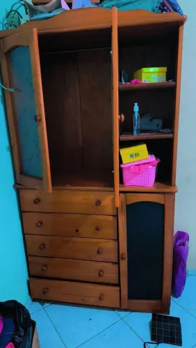 Guarda roupa Infantil Madeira maciça