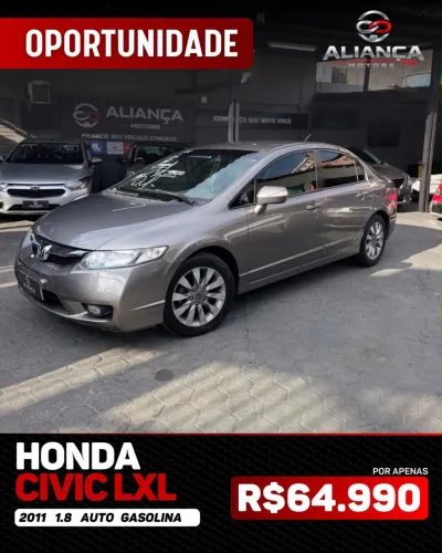 Honda Civic Sed. Lxl/ LXL SE 1.8 Flex 16V Aut. 2011