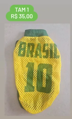 Blusa do Brasil para Pet