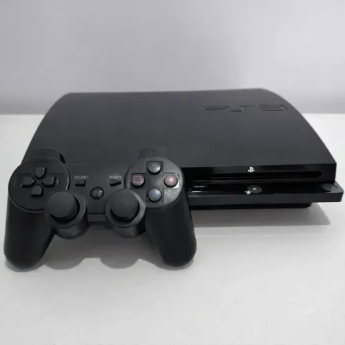 PS3 Slim funcionando perfeitamente