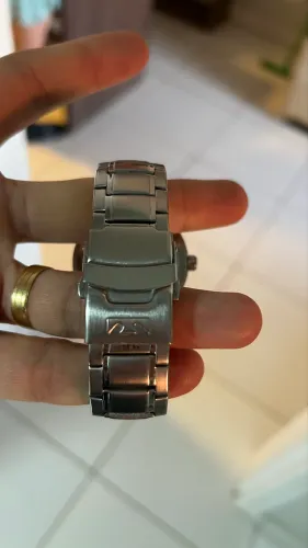 Relógio Technos Original Masculino Aço Inox 10 ATM - Muito Conservado