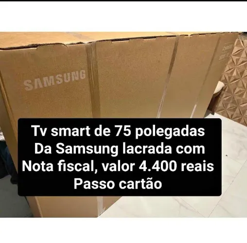 Tv smart de 75 polegadas nova lacrada