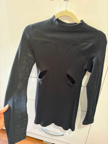 Vestido ohboy midi PP ajustado na cintura 