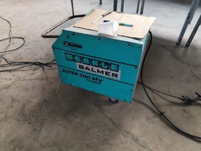 Máquina de solda profissional balmer super 300mv turbo