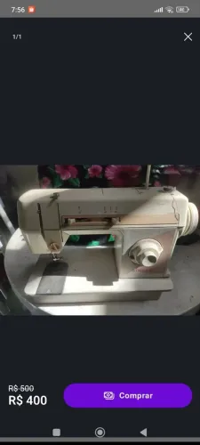 Aceito máquina de costura 
