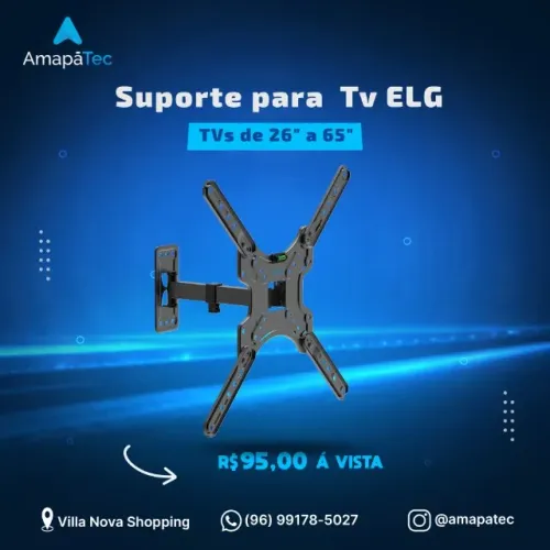 Suporte ELG Multiarticulado para TVs de 26" a 65"