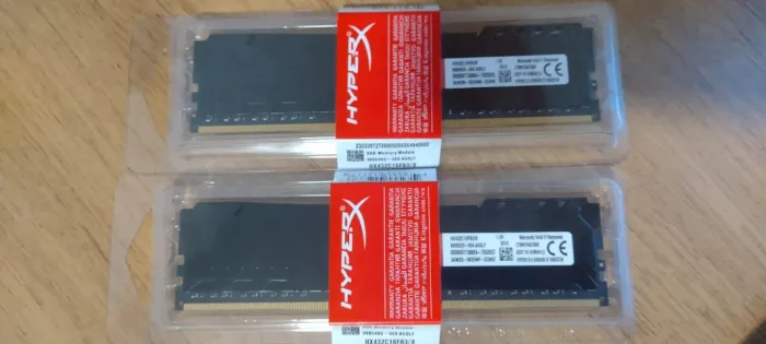 2x Memória Hyper X Fury 8GB 3200mhz
