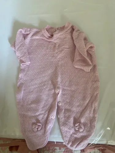 ? Macacão de Bebê Mini&Co - Tamanho RN| Como Novo! ?