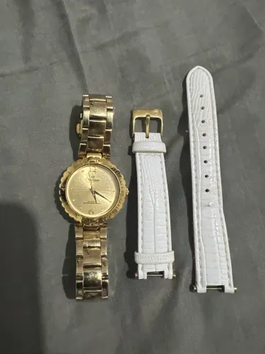 Relógio dourado Champion mini