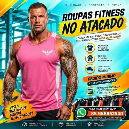Blusa fitness masculina em grande quantidade